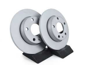 ES#3004 - 8E0615601QKT3 - Rear Brake Rotors - Pair (255x12) - Restore the stopping power in your vehicle - Featuring "Coat Z Anti-Corrosion" coating - Zimmermann - Audi