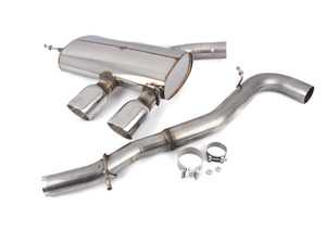 ES#3969638 - SVWS039 - Non-Resonated cat-back system - Daytona twin tips - Built to last with 304 stainless steel and engineered for dyno-proven power gains. - Scorpion - Volkswagen