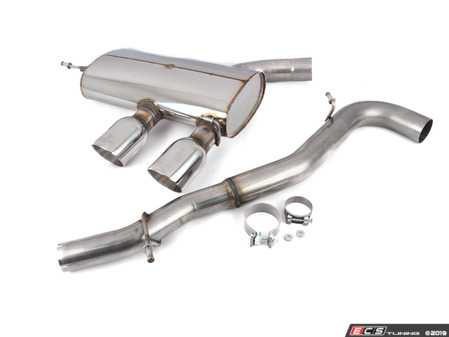 ES#3969638 - SVWS039 - Non-Resonated cat-back system - Daytona twin tips - Built to last with 304 stainless steel and engineered for dyno-proven power gains. - Scorpion - Volkswagen