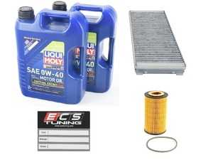 ES#4005015 - 99630KMAINTKT3 - 02-05 3.6L 996 30K Minor Maintenance Kit - Featuring Porsche A40 Spec Approved Liqui-Moly Synthoil Energy 0w-40, OE Manufacturer Hengst Oil & Cabin Filter - Assembled By ECS - Porsche