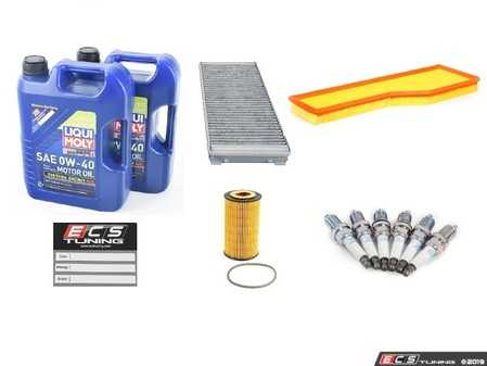 ES#4005013 - 99630KMAINTKT2 - 02-05 3.6L 996 30K Major Maintenance Kit - Featuring Porsche A40 Spec Approved Liqui-Moly Synthoil Energy 0w-40, OE Manufacturer Hengst Oil / Cabin Filter / Air Filter, and NGK BKR7EQUP Spark Plugs - Assembled By ECS - Porsche