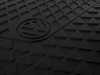 ES#7925 - 1J1061501041 - Rubber Floor Mats - (NO LONGER AVAILABLE) - A set of two front rubber floor mats in black. - Genuine Volkswagen Audi - 