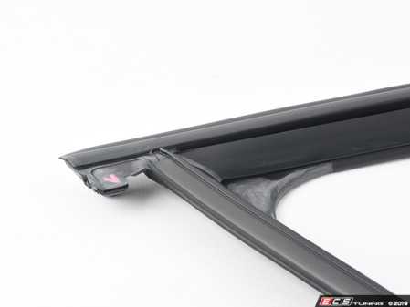 ES#2779993 - 8K0837440J - Front Window Seal - Right - Seals the window to the upper door frame - Genuine Volkswagen Audi - Audi
