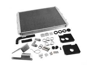 ES#3639608 - 034-102-1000 - 034Motorsport Supercharger Heat Exchanger Upgrade Kit - Significantly reduces intake air temperatures - Core size increased From 148 sq. in. to 341 sq. in, and frontal area increased by 130% over stock cooler! - 034Motorsport - Audi