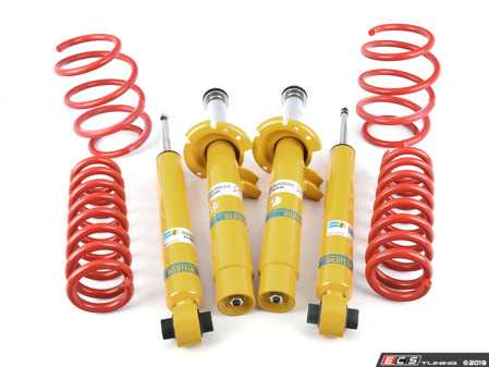 ES#3659085 - 50482KT1 - Performance Suspension Cup Kit - Sport - Featuring Bilstein B8 shocks and H&R sport lowering springs - Assembled By ECS - BMW