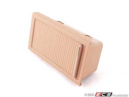 ES#83099 - 51167043095 - Roller Top Storage Tray - Beige - (NO LONGER AVAILABLE) - For use with center console coin storage - Genuine BMW - 
