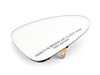 ES#3132665 - 97073103807 - Door Mirror Glass - Convex - Right side fitment for left-hand drive vehicles - Genuine Porsche - Porsche