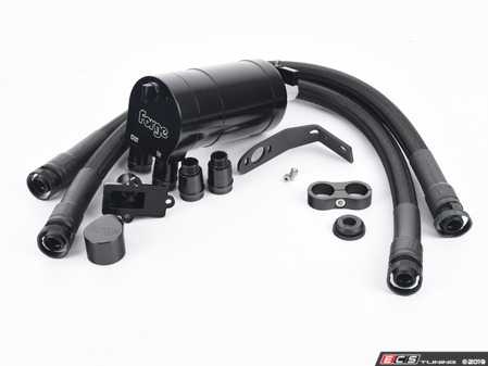 ES#3647609 - FMCT3RS3TTRS - Oil Catch Can Kit - Designed to capture the maximum amount of harmful contaminants, including oil deposits, unused fuel vapours and moisture, reducing carbon build up - Forge - Audi