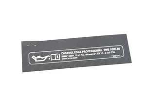 ES#2558098 - 71227846624 - LABEL M HP SYNTHETI - Genuine BMW - BMW