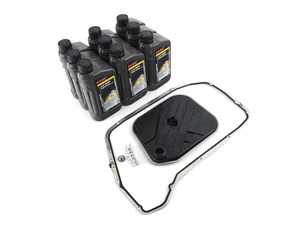 ES#3690996 - 0BK398009AKT - 8-Speed Automatic Transmission Service Kit - Includes the necessary filter, plug, gasket, and fluid to service your transmission - Assembled By ECS - Audi