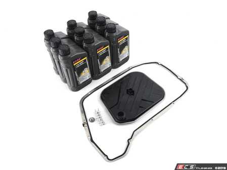 ES#3690996 - 0BK398009AKT - 8-Speed Automatic Transmission Service Kit - Includes the necessary filter, plug, gasket, and fluid to service your transmission - Assembled By ECS - Audi