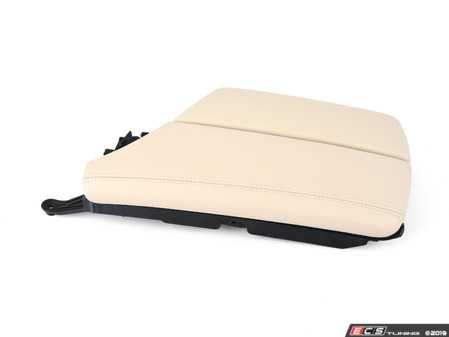 ES#2523507 - 51169216868 - Armrest Leather - Front Middle, Oyster - Genuine BMW - BMW