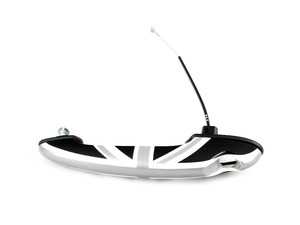 ES#1875426 - 51212147111 - Door Handle Black Jack Union Jack - Left - (NO LONGER AVAILABLE) - Union Jack design for the door handle - Genuine MINI - 