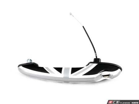 ES#1875426 - 51212147111 - Door Handle Black Jack Union Jack - Left - (NO LONGER AVAILABLE) - Union Jack design for the door handle - Genuine MINI - 