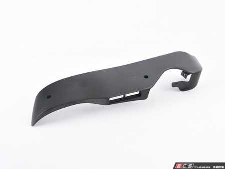 ES#141685 - 52108154438 - Front Inner Driver Seat Trim - Black/Schwarz - Lower plastic trim located near the center console. - Genuine BMW - BMW