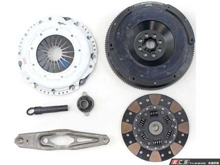 ES#4007167 - 03465-HDFF-AK - Stage 3+ MINI Cooper 1.5L Clutch Kit - FX350 - Kit includes a Hi-Leveragetm Heavy Duty Pressure Plate; Formula Button friction material with a dampened disc; Alignment Tool; and 14lbs Light Weight Aluminum Flywheel. - Clutch Masters - MINI