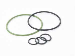 ES#1848115 - 057198405C - Oil Filter Housing & Oil Separator Gasket Kit - Contains all of the gaskets found at the base of the oil separator and filter housing - Genuine Volkswagen Audi - Volkswagen