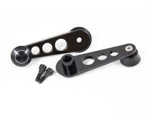 ES#4007181 - DH01BLACK - Billet Aluminum Window Crank Set - Black - Replace your plastic window cranks with quality aluminum units - Rennline - Porsche