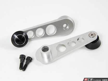 ES#4007182 - DH01SILVER - Billet Aluminum Window Crank Set - Silver - Replace your plastic window cranks with quality aluminum units - Rennline - Porsche
