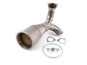 ES#4005390 - 034-105-4045 -  Stainless Steel Racing Catalyst for B9 Audi S4/S5 - Offers increased horsepower and torque throughout the powerband, reduced turbocharger lag, improved throttle response, and an enhanced exhaust note - 034Motorsport - Audi