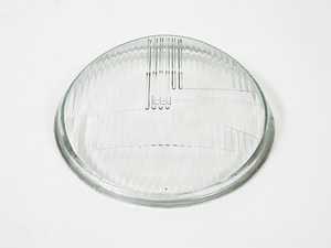 ES#4007224 - EL18 - Replacement Headlight Lens - Fluted Asymmetrical H4 - Priced Each - Replacement glass lens without code markings - Rennline - Porsche