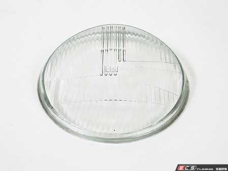 ES#4007224 - EL18 - Replacement Headlight Lens - Fluted Asymmetrical H4 - Priced Each - Replacement glass lens without code markings - Rennline - Porsche