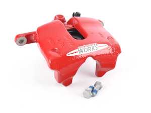 ES#59885 - 34116770191 - Caliper Housing JCW - Front Left - Attaches to the brake carrier - Genuine MINI - MINI
