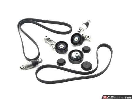 ES#3136896 - 11287838226KT1 - Accessory Belt Service Kit - Everything needed to service your drive belts - Assembled By ECS - BMW