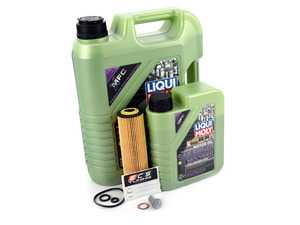 ES#3697665 - 2711800109KT10 - Liqui Moly Molygen Oil Service Kit (5w-40) - Includes Hengst filter and Liqui Moly Molygen New Generation 229.5 Spec oil - Assembled By ECS - Mercedes Benz