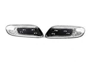ES#3998770 - V-173305LG - Clear Lens Amber Flash LED Turn Signal Set - Dynamic Flash - Replaces the stock turn signals with LEDS that flash in a pattern - Vinstar - MINI