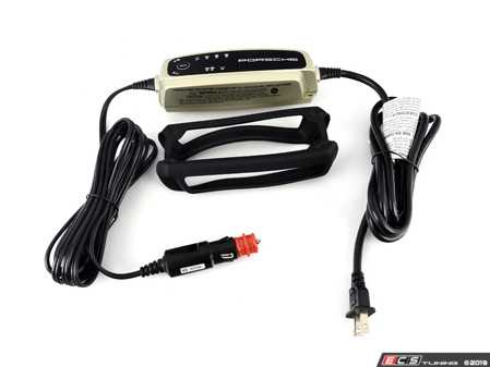 ES#3487405 - 95804490171 - Porsche Battery Maintainer & Charger - Keeps your battery charged and in good health while your car is in storage - Genuine Porsche - Porsche