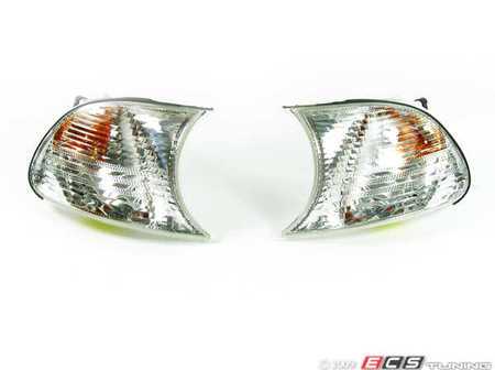 ES#252147 - 63126904307/308 - Front Turn Signal Assembly - Set - Clear turn signal assemblies - Genuine BMW - BMW