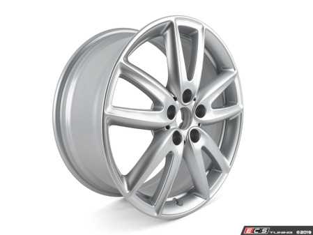 ES#3029588 - 36116856049 - 520 MINI JCW BBK Grip Spoke 18" (5x112) - Silver - Priced Each - 8JX18 ET:57 - Genuine MINI - MINI