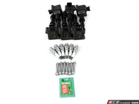 ES#3669082 - 99760210402KT1 - Beru Ignition Coil Update Kit with NGK Plugs - Includes updated coils, NKG BKR7EQUP plugs, and mounting hardware - Assembled By ECS - Porsche
