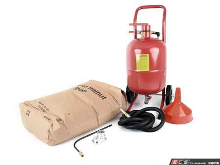 ES#4000812 - 034-108-Z05KT - Audi & VW Direct Injection Carbon Cleaning Kit - Level 2 - Featuring Bimmerhelp's direct injection port cleaning tool, walnut shell blast media (50lbs), and a Bav Auto V3 Media Blaster Tank - Assembled By ECS - Audi Volkswagen