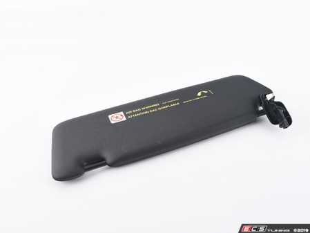 ES#2542487 - 8U0857552F7C0 - Sun Visor - Sabre (Black) - Left - Don't let a falling visor restrict your visibility - Genuine Volkswagen Audi - Audi