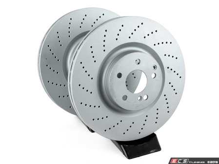 ES#3617793 - 000421201207KT4 - Front Brake Rotors - Pair (360x36) - Does not include new rotor securing screws - Zimmermann - Mercedes Benz