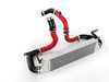 ES#4007053 - 023624ECS02-02KT - MK7 Front Mount Intercooler Kit - With Red ECS Charge Pipes - Bolt on up to +24 WHP / +18 WTQ and lower intercooler outlet temps by 80 F with our In-House Engineered FMIC Kit! - ECS - Volkswagen