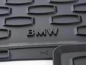 ES#120841 - 51470429147 - Rubber Floor Mat Set - Rear - Keep your interior looking like new - Genuine BMW - BMW