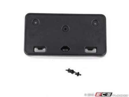 ES#1874408 - 5K0807285E9B9 - License Plate Holder - Front - Allows the mounting of a front license plate - Genuine Volkswagen Audi - Volkswagen