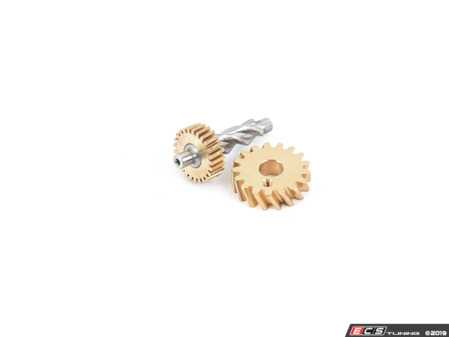 ES#2825718 - 91162405603K - Convertible Top Motor Replacement Gear Set - Replacement drive gear/shaft assembly and splined driven gear - URO - Porsche