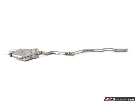 ES#3566062 - 2214907235 - Muffler & Pipe - Right  - Featuring Genuine Mercedes-Benz Exhaust Muffler With Pipe - Genuine Mercedes Benz - Mercedes Benz