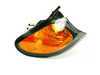 ES#11251 - 63137165860 - Front Turn Signal Assembly - Right - Smoke ring around a amber center side marker - Genuine BMW - BMW