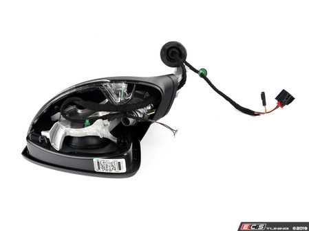 ES#3485701 - 5NN857507R9B9 - Mirror Assembly - Left - Mirror housing, electric adjustment and heated, does not include painted cover or mirror glass - Genuine Volkswagen Audi - Volkswagen