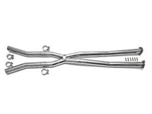 ES#4017040 - FS.AUD.S8V10.XP - Audi S8 V10 Resonator Bypass X-Pipe - Replace the restrictive and heavy OEM resonators for improved exhaust flow; increases power and sound without sacrificing comfort and drivability. - Fabspeed - Audi
