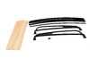 ES#3638848 - e99black - Rennline Vintage Roof Rack - Black Powder Coat - Add era proper styling and function to your classic 911 - Rennline - Porsche