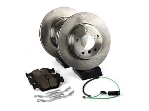 ES#3160192 - KOE868 - Autospecialty Stock Replacement Brake Kit - Front - Includes all new Autospecialty OE style replacement rotors and Evolution ceramic brake pads. - Power Stop - BMW