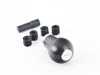 ES#2996846 - MMSKTDPBK - Teardrop Shift Knob - Black - Heavy stainless steel & thermoplastic shift knob - Mishimoto - Audi Volkswagen MINI Porsche