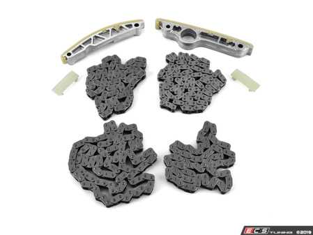 ES#3690545 - 06e109465ktKT - Timing Chain Kit - Basic - Includes new guide rails & chains to service your timing chain - Assembled By ECS - Audi