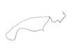 ES#3082625 - 34326865583 - Pipe - Dsc - Hydraulic Unit- - Brake line that goes from the abs unit to the left rear brake - Genuine BMW - BMW